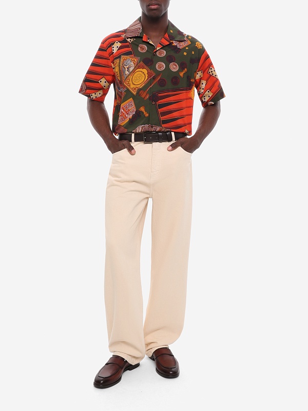 Рубашка муж Drôle de Monsieur K-SH228-CO275-MC MULTICOLOR - 1