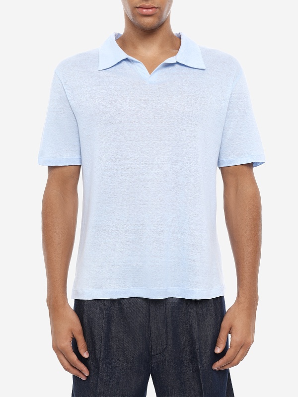 Поло муж Officine Generale S26MTEE215 DREAM BLUE - 3