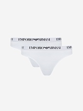 Набор (трусы 2 пары) жен Emporio Armani EW000402 AF13033 M0069 WHITE/WHITE