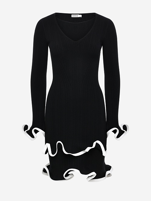 Платье жен Simkhai 525-1146-K BLACK - 0