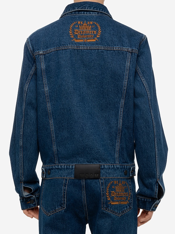 Куртка джинсовая муж MSGM 3540MH234L 237593 84 - 4