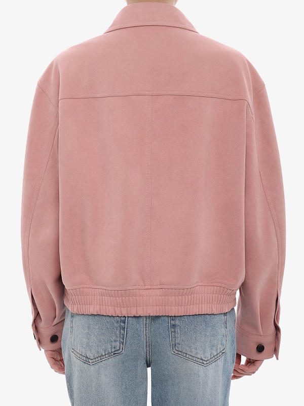 Бомбер жен DUNST UDJU6A107P1 SOFT PINK - 4