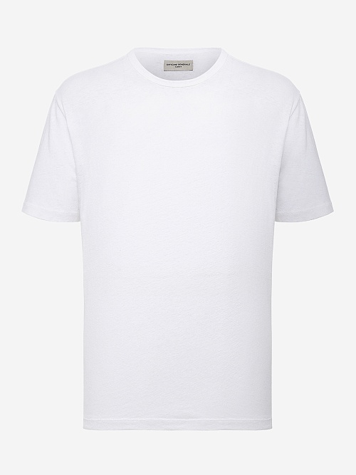 Футболка муж Officine Generale S25MTEE201 WHITE - 0