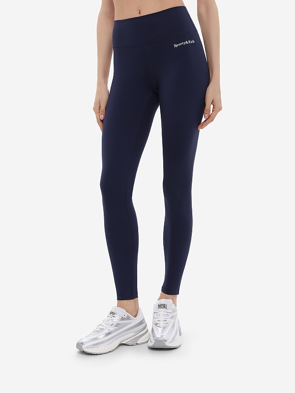 Леггинсы (спортивные) жен Sporty & Rich PA00261300BL106 Dark Navy - 3