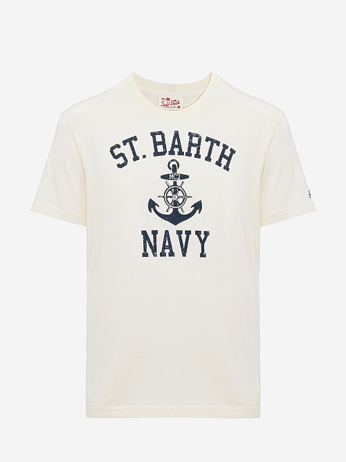 Футболка муж MC2 Saint Barth TSHM001 06488D NAVY ANCHOR 11 - 0