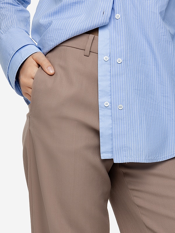 Брюки жен N21 B031 3131 1302 BEIGE - 5