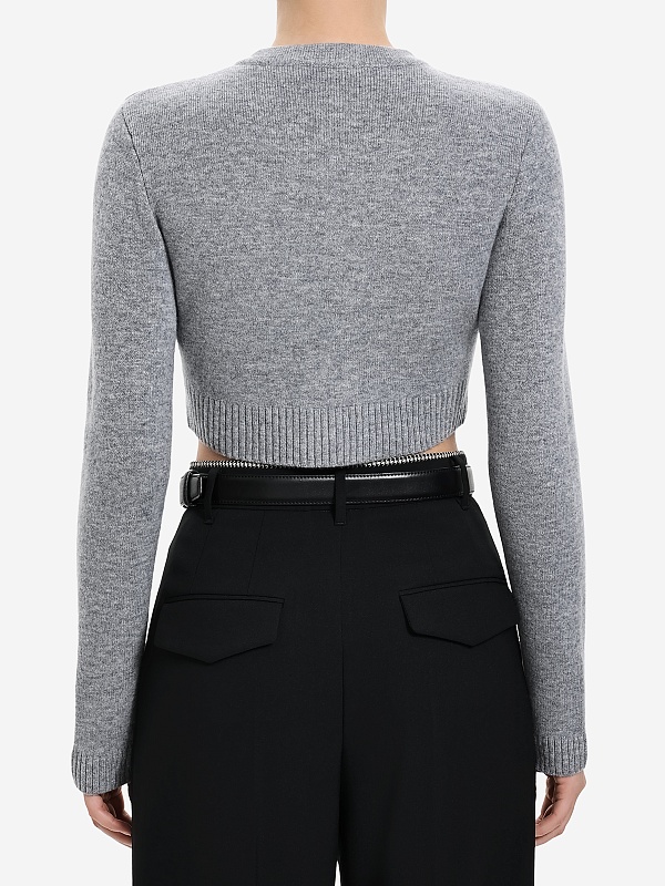 Кардиган жен Self-Portrait AW25-018CA-GR GREY - 3