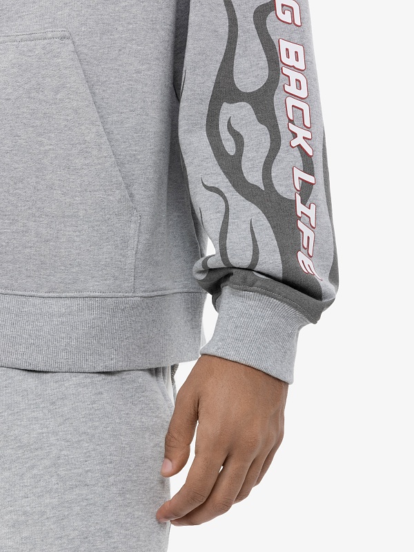 Толстовка на молнии муж Ksubi MSP25FL001 GREY - 4