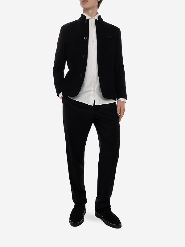 Пиджак муж AGNONA AI23P_TX06U1_X_M7000 K09 BLACK - 2