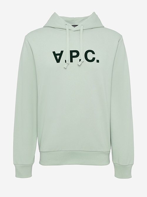 Худи муж A.P.C. COHBN-M27908 KLL VERT D'EAU/VERT FONCE - 0