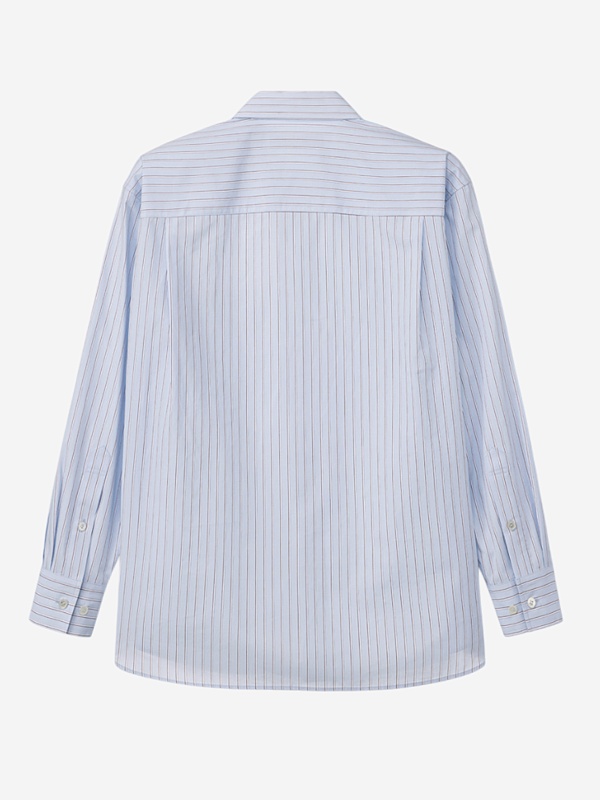 Рубашка жен DUNST UDSH6A104B2 SKY BLUE STRIPE - 1