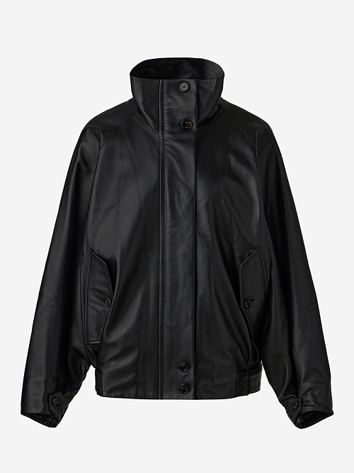 Куртка кожаная жен EENK EEB-1P453-LJ05-BK Black - 0