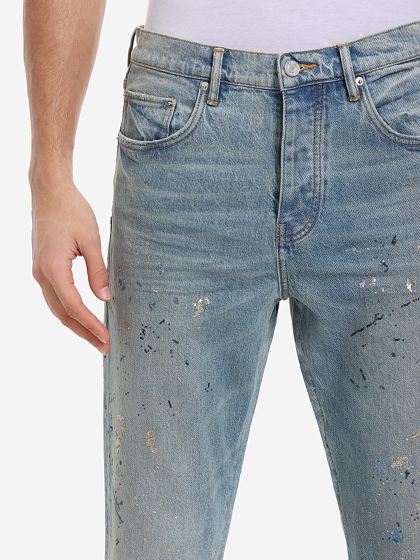 Джинсы муж PURPLE P005-SQLG425 LT INDIGO - 4