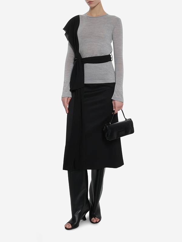 Лонгслив жен MM6 S52NH0034 M20124 858M - 1