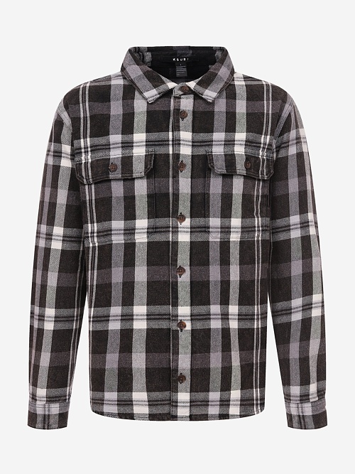 Рубашка муж Ksubi MFA25SH017 BLACK - 0