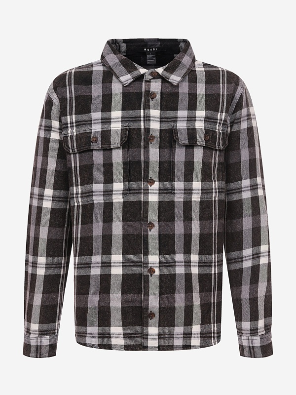 Рубашка муж Ksubi MFA25SH017 BLACK - 5