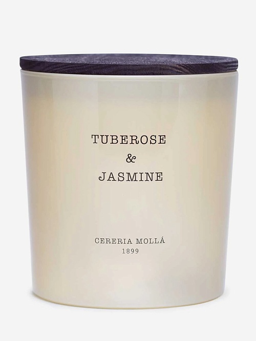 Свеча унисекс Cereria Molla 1899 6639 Tuberose & Jasmine XL, 3 фитиля 600г - 0