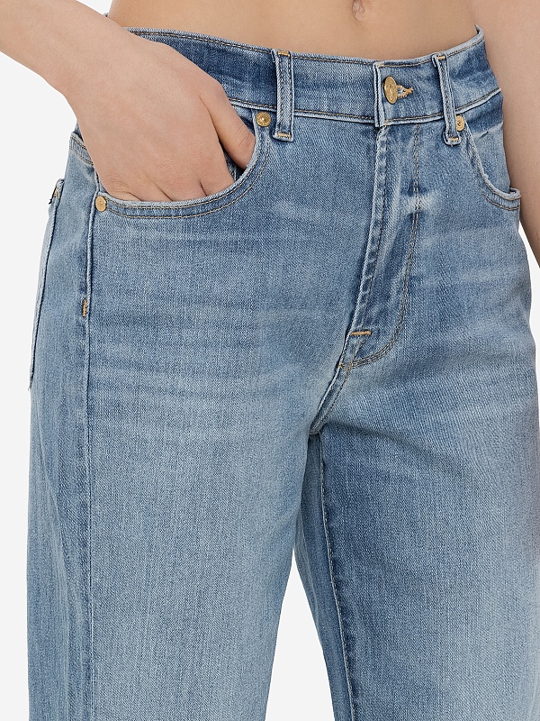 Джинсы жен 7 For All Mankind JSAN44A0TL LIGHT BLUE - 5
