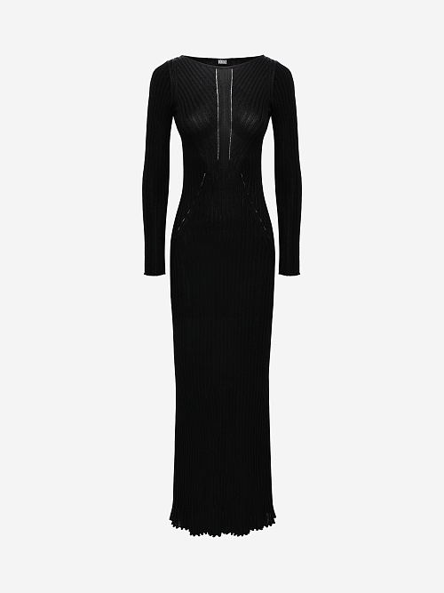 Платье жен Burka kn25-d003 Черный - 0