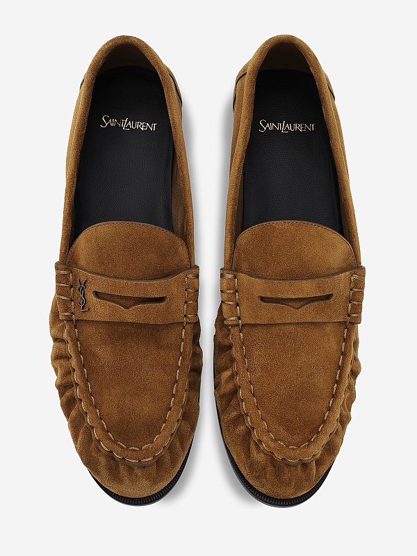 Лоферы муж Saint Laurent 816812/2W5AC9808 Cuoio - 3