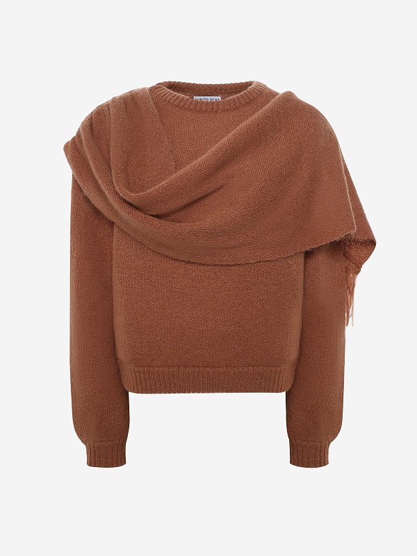 Свитер жен Rowen Rose RR_K553_v2 Tan - 0