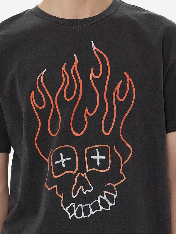 Футболка муж Ksubi MFA24TE034 Black - 5