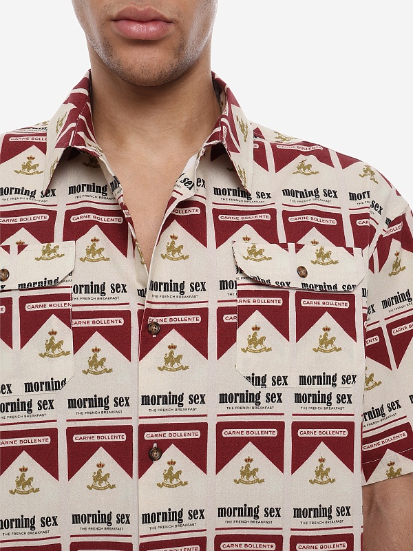 Рубашка муж Carne Bollente SS26SSS0201 Allover - 5
