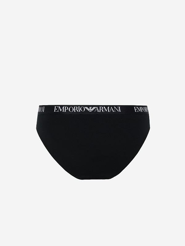 Набор (трусы 2 пары) жен Emporio Armani EW000403 AF13033 MC005 BLACK/BLACK - 2