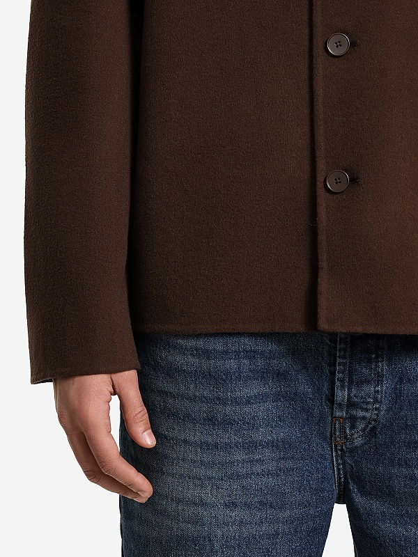 Рубашка муж Officine Generale W25MOVS071PRE ICED COFFEE - 4