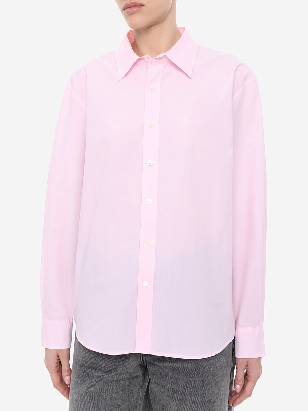 Рубашка жен DUNST UDSH6A103P1 SOFT PINK - 2