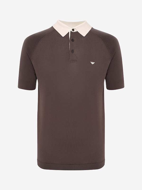 Поло муж Emporio Armani EM004622 AF25247 U6200 MAJOR BROWN - 0