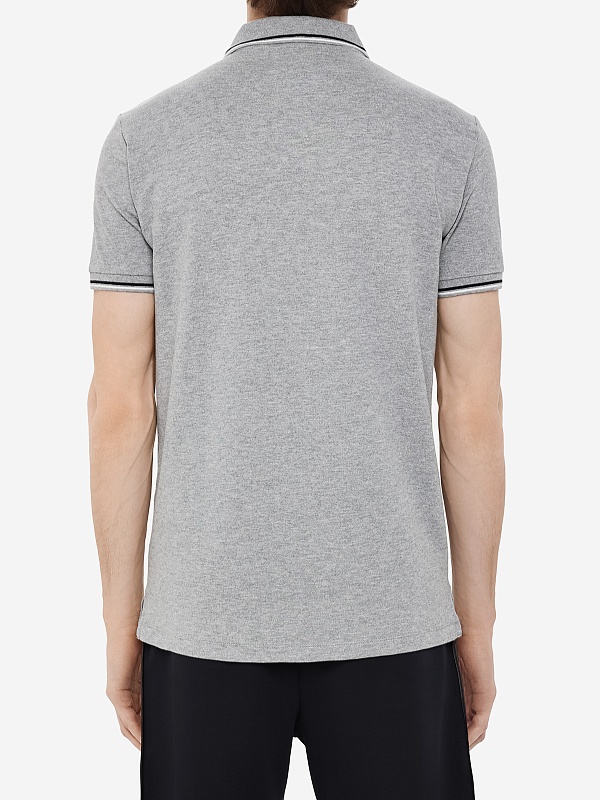 Поло муж Emporio Armani 8N1FB4 1JPTZ 0627 GRIGIO CH MEL - 4