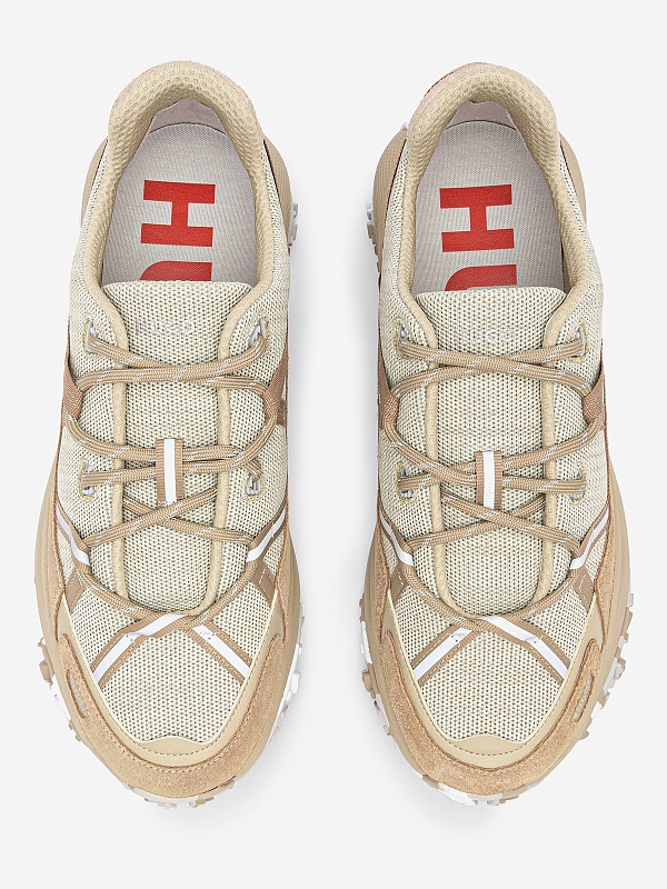 Кроссовки муж Hugo 50510383 282 Open Beige - 2