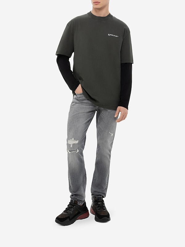 Футболка муж IH NOM UH NIT NUS25239 105_MILITARY GREEN - 2