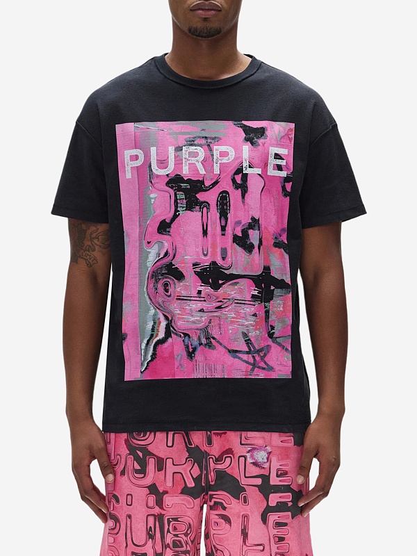 Футболка муж PURPLE P101-TBSD126 BLACK - 1