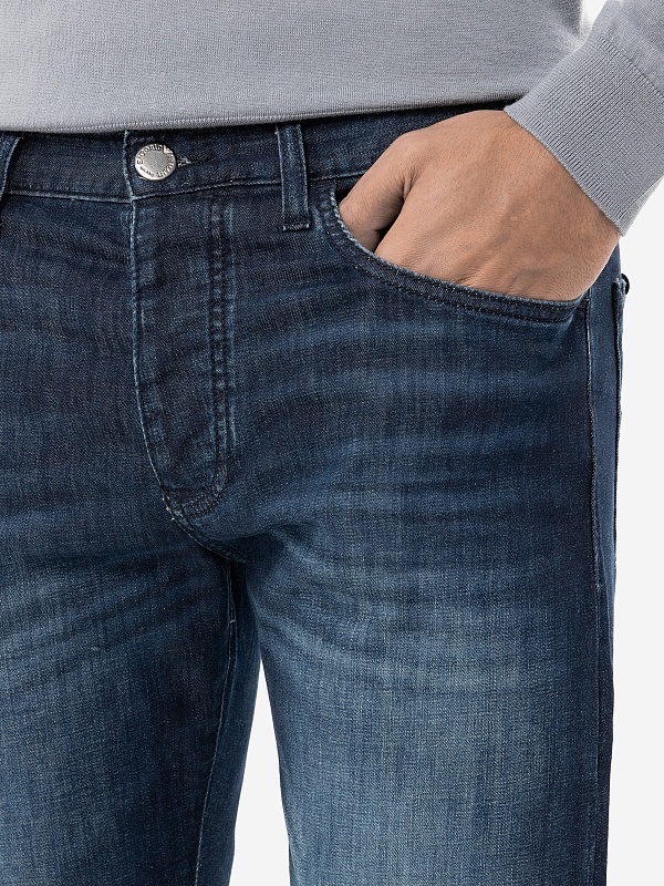 Джинсы муж Emporio Armani 8N1J21 1D16Z 0942 DENIM BLU MD - 4