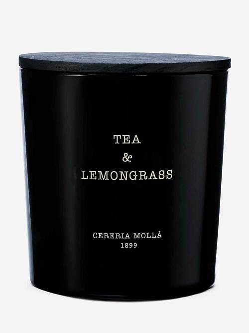 Свеча унисекс Cereria Molla 1899 6634 Tea & Lemongrass XL, 3 фитиля 600г - 0