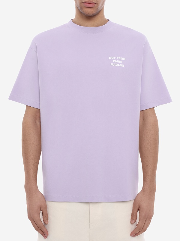 Футболка муж Drôle de Monsieur K-TS203-CO002-LAV LAVANDER - 3