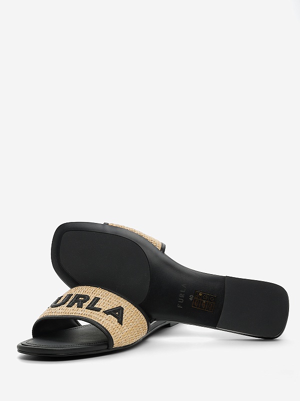 Мюли жен Furla YL55BREBX4561NN0004401 NATURALE+NERO - 5