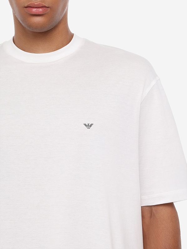 Футболка муж Emporio Armani EM005737 AF24470 U0003 OFF WHITE - 5