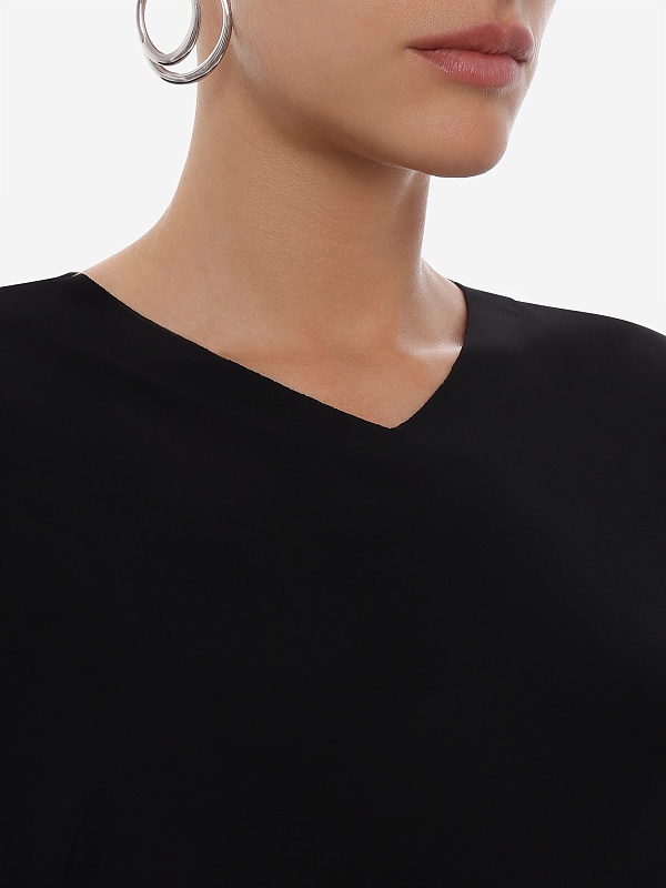 Платье жен Norma Kamali KK1263PLT45001 BLACK - 4