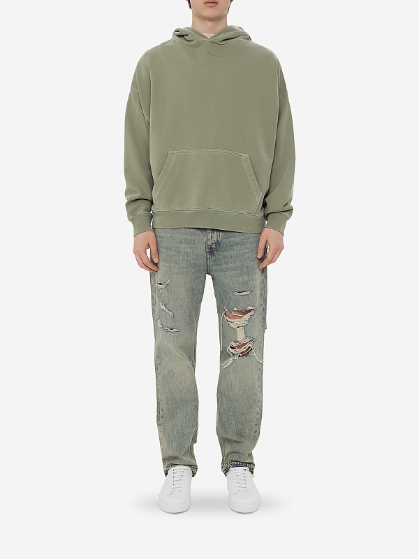 Худи муж Ksubi MFA24FL003 Green - 2