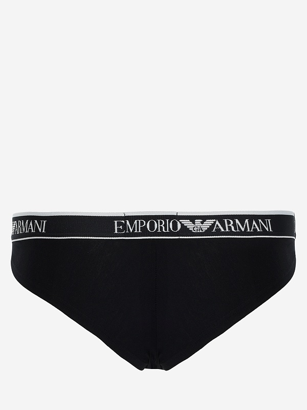 Набор (трусы 2 пары) жен Emporio Armani EW000404 AF15345 MC005 BLACK/BLACK - 2