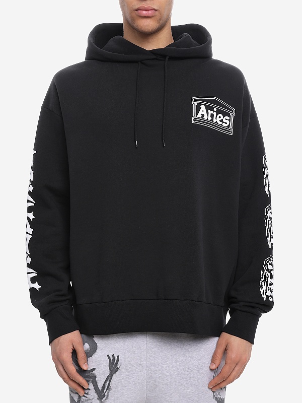 Худи муж Aries AR2001505 BLACK - 4