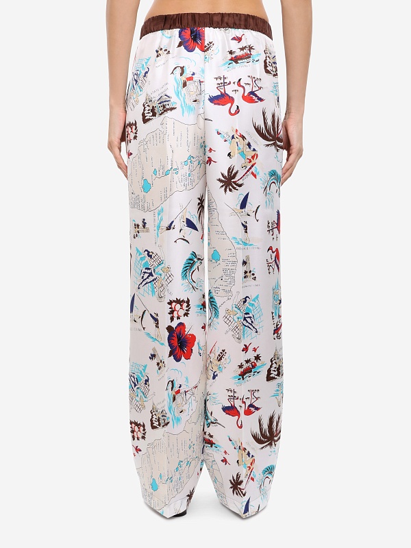 Брюки жен P.A.R.O.S.H. D232495 808 FANTASIA MARRONE - 4