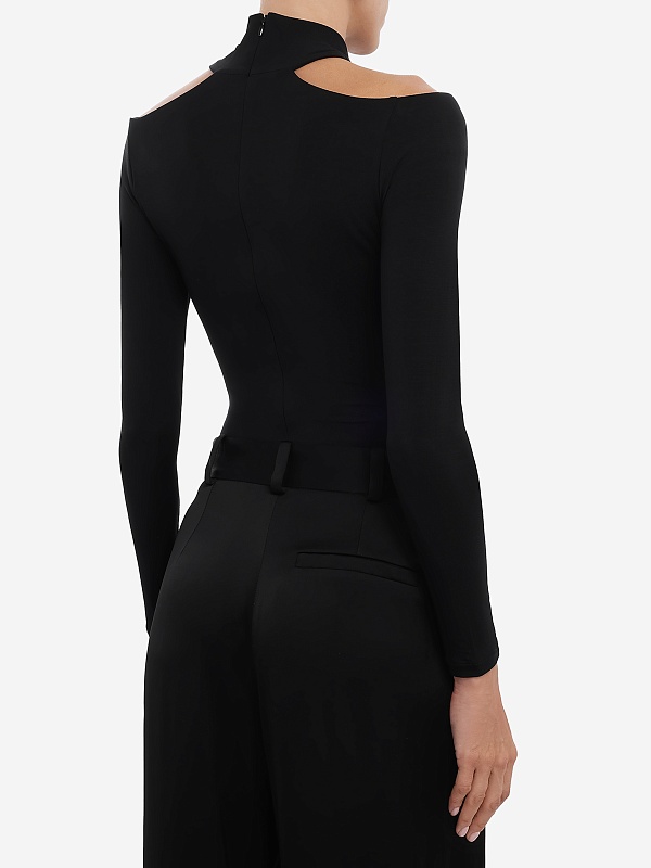 Боди жен Undress Code Drunk in Love Bodysuit Thong Black - 4