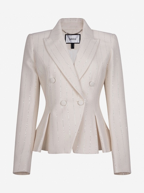 Жакет жен Nissa SS1349 white - 0