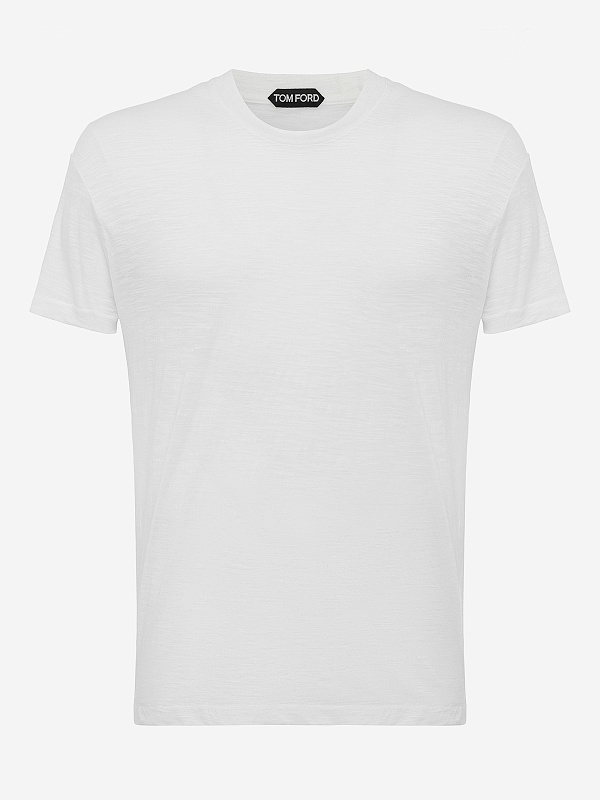 Футболка муж Tom Ford JCS008-JMC017F23 AW002 WHITE - 5