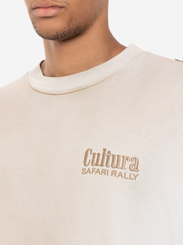 Футболка муж CULTURA S25CULT_A008 DIRTY WHITE - 5