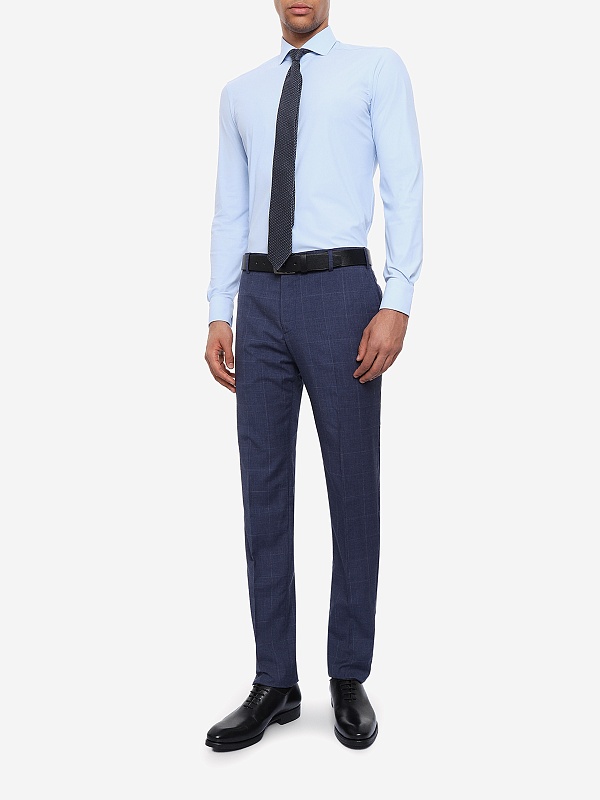Сорочка муж Barba Napoli 54174 / 02 LIGHT BLU - 1